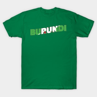 Burundi Vintage style retro souvenir T-Shirt